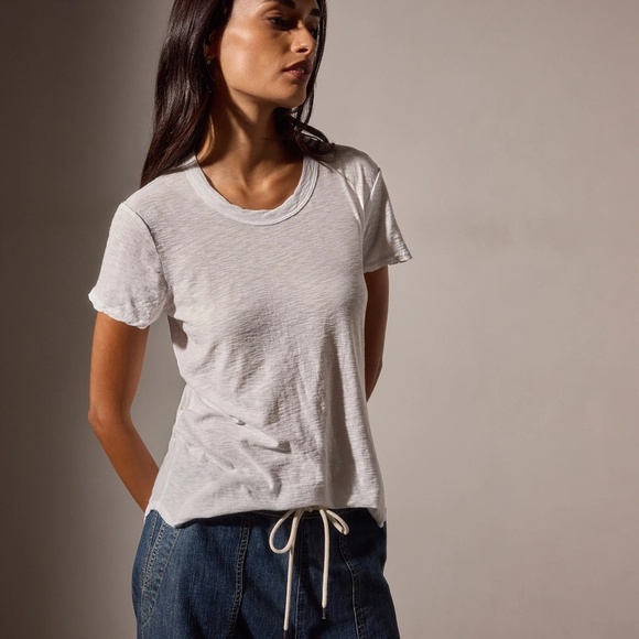 James Perse SHEER SLUB CREW NECK TEE - Picture 1 of 7